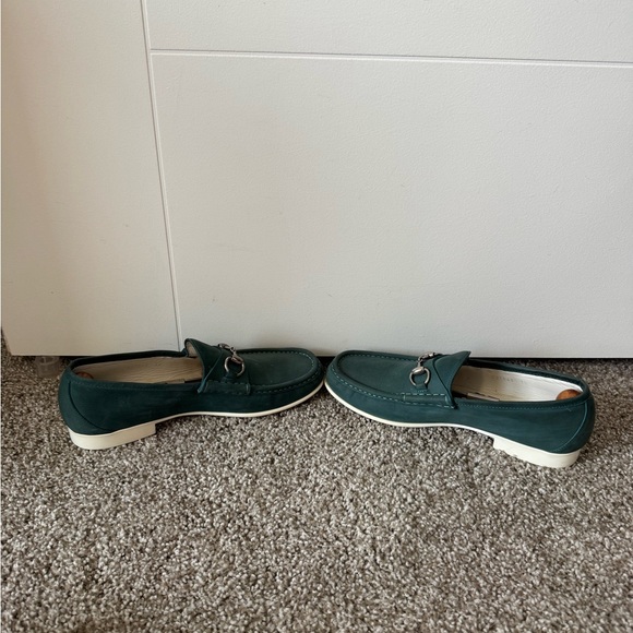 Authentic Gucci Mens Suede Horsebit Loafer Moccasin, 337060 BHO00 Gucci size 7.5 - Picture 5 of 9